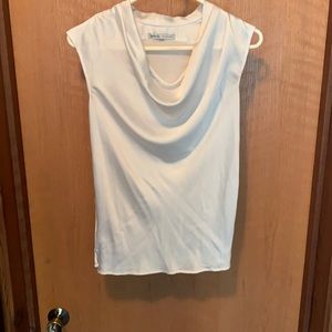 MNG by Mango - white short sleeved blouse